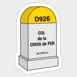 Bourne: Col de la Croix de Fer Sticker